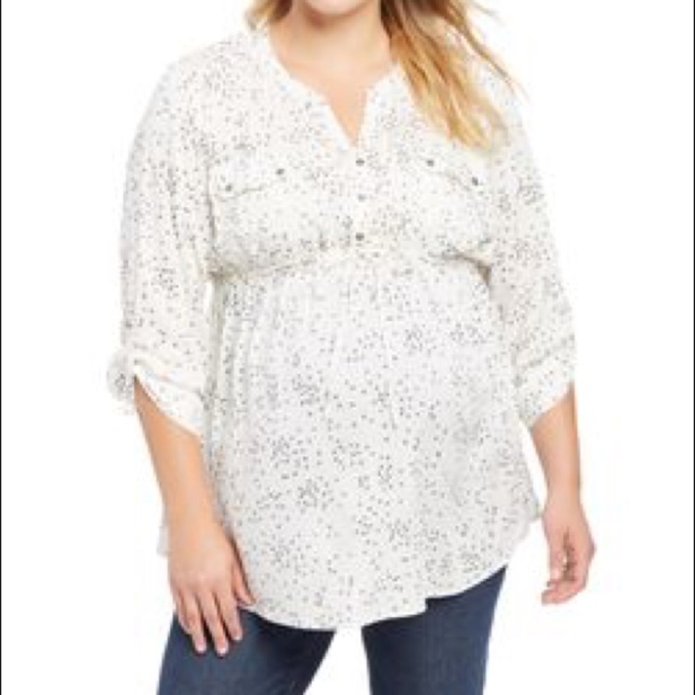 Plus Size Maternity Top